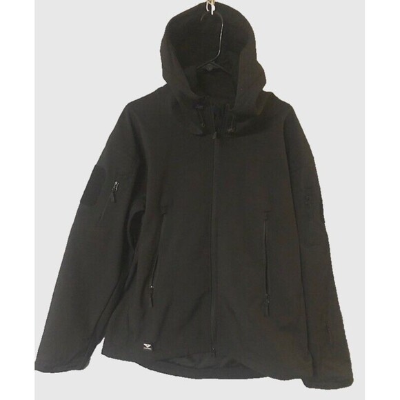 Pave Hawk Tactical Sharkskin Black Jacket w/hood Men's 2/3XL New With Tags - Picture 13 of 14